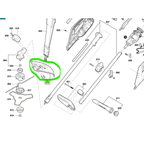 Carter de protection débroussailleuse BOSCH AFS23-27