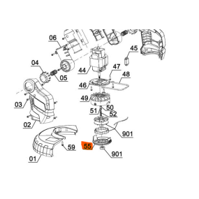 Couvercle de bobine coupe bordure EINHELL GC-ET 4025
