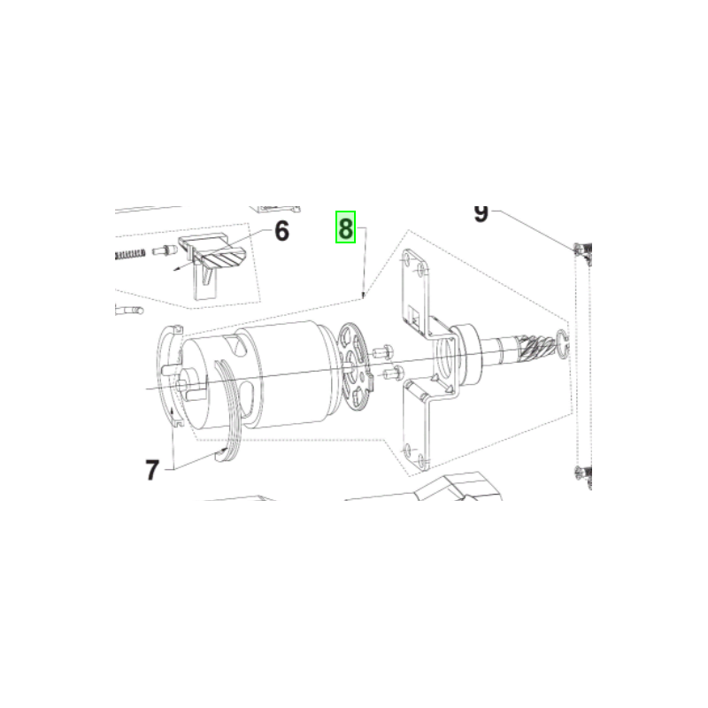 Moteur scie sabre RYOBI R18RS