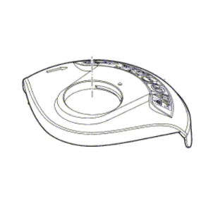 Carter de protection coupe bordure BOSCH ART23SL / ART2300