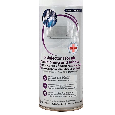 Spray désinfectant Wpro ACD100 - 488000642304 accessoire idéal pour climatiseur