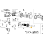 Pignon de sortie moteur meuleuses DEWALT DWE4204 / DWE46107 Pignon de sortie moteur meuleuses DEWALT DWE4204 / DWE46107