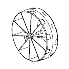 Roue pour tondeuses BLACK & DECKER BDMOW1200 / EMAX32