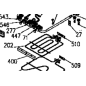 Résistance z093z58 grill pour cuisinière GLEM XCU62 Résistance z093z58 grill pour cuisinière GLEM XCU62