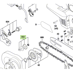 Pignon de chaine F016F05165 tronçonneuse BOSCH UniversalChain 18