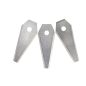 Lames (x3) pour tondeuses robots BOSCH Indego 350, Indego 400 Lames (x3) pour tondeuses robots BOSCH Indego 350, Indego 400