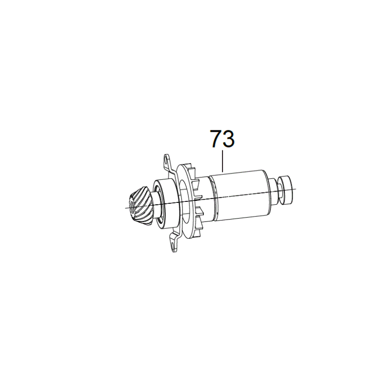 Induit moteur pour meuleuses AEG Powertools BEWS18 Induit moteur pour meuleuses AEG Powertools BEWS18