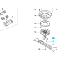 Support de lame 319882-2 pour tondeuse MAKITA modèle DLM462 Support de lame 319882-2 pour tondeuse MAKITA modèle DLM462