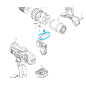 Levier inverseur perceuses / visseuses MAKITA DF347D - DF488D Levier inverseur perceuses / visseuses MAKITA DF347D - DF488D