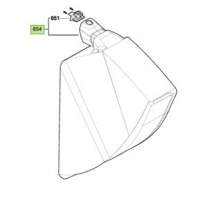 Sac F016F05594 aspirateur / souffleur BOSCH UniversalGardenTidy 2300