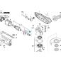 Pignon de sortie moteur meuleuses BOSCH PWS 700 / PWS 780