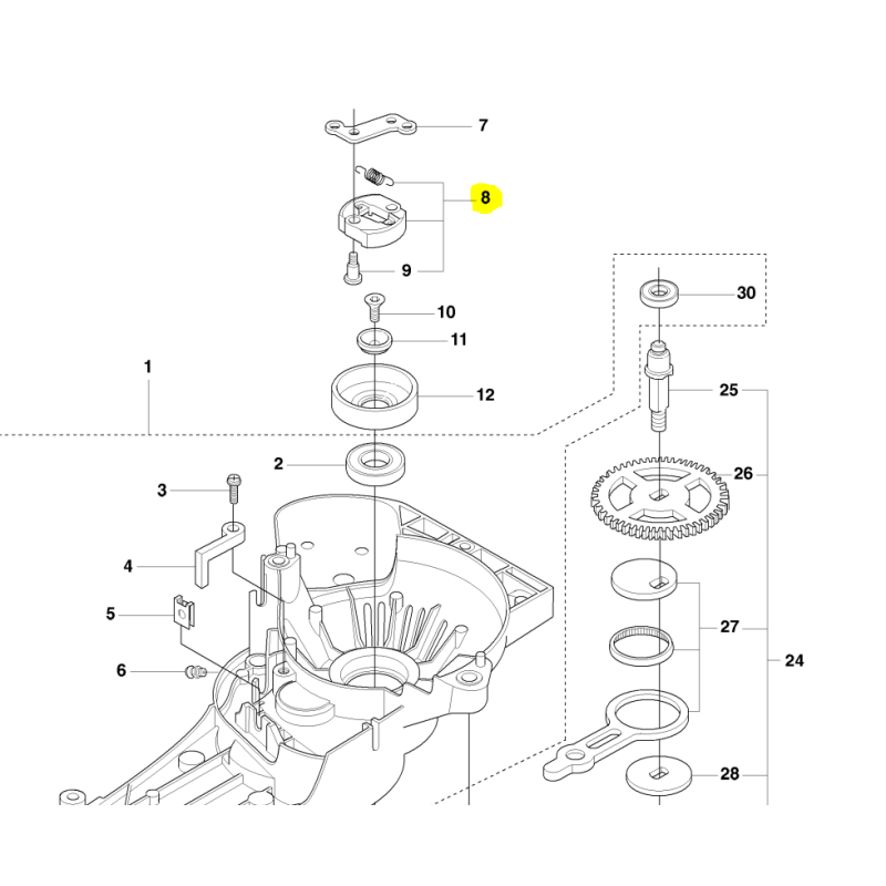Embrayage pour taille haies HUSQVARNA 325 HD75 X-SERIES Embrayage pour taille haies HUSQVARNA 325 HD75 X-SERIES