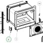 Support charnière Z2206003 four AIRLUX AFD40BKT, AFD40IXT, AFD40WHT, AFS53IXT Support charnière Z2206003 four AIRLUX AFD40BKT, AFD40IXT, AFD40WHT, AFS53IXT