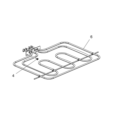 Resistance supérieure pour four GLEM GFM62