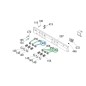 Collerette Z03L727 cuisinières GLEM CC90H, CU45H, GU960CMR, GU960CMR2 Collerette Z03L727 cuisinières GLEM CC90H, CU45H, GU960CMR, GU960CMR2