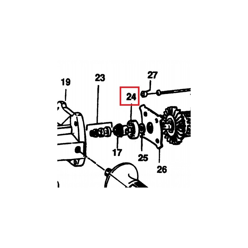 Roulement de tête meuleuses BLACK & DECKER BD10, BD11, BD12, BD14, Roulement de tête meuleuses BLACK & DECKER BD10, BD11, BD12, BD14,