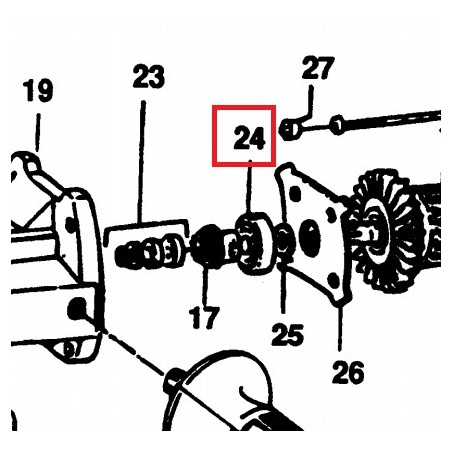 Roulement de tête meuleuses BLACK & DECKER BD10, BD11, BD12, BD14, 