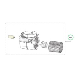 Moteur ZSPL0085 hottes AIRLUX AHDP650IX, AHDP950IX, AHP65IX, AHP65IXN