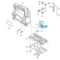 Guide lame 158392-2 scie sauteuse MAKITA 4329