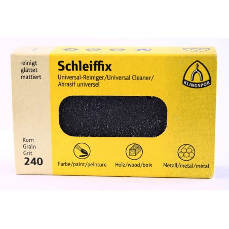 Gomme abrasive GRAIN FIN pour atténuer les imperfections toute surface en métal
