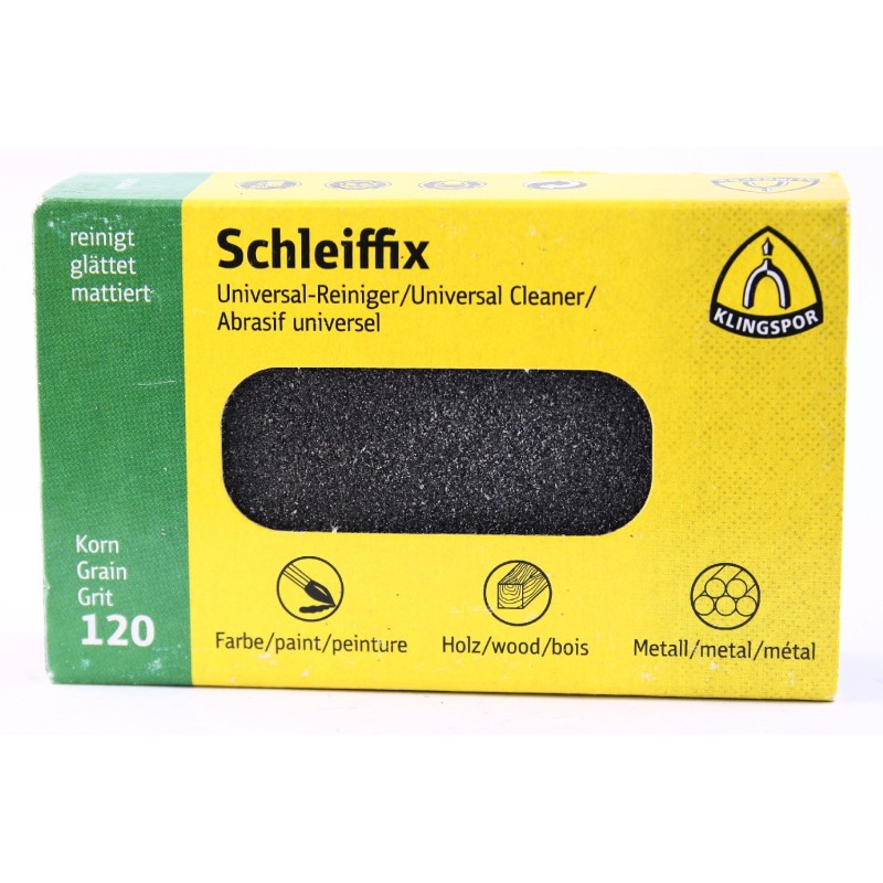 Gomme abrasive GRAIN MOYEN pour atténuer les imperfections toute surface en métal