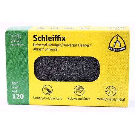 Gomme abrasive GRAIN MOYEN pour atténuer les imperfections toute surface en métal