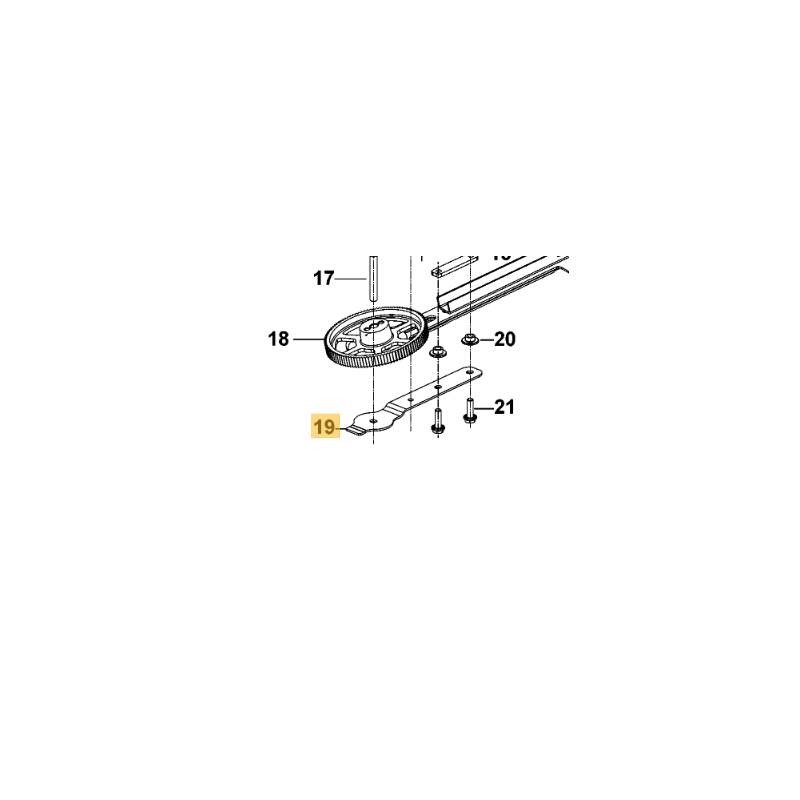Support lamier taille-haies BLACK & DECKER DCMPH566 Support lamier taille-haies BLACK & DECKER DCMPH566