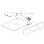 Robinet thermostatique Z050501009925 fours GLEM GFMG21IXN, GFMG21WHN