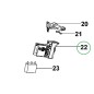 Gachette 90570613n de perceuse BLACK ET DECKER modèle KR1102 TYPE1