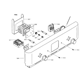 Programmateur Four AIRLUX FE82A - FE82C - FE82H