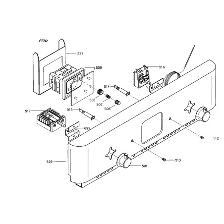 Programmateur Four AIRLUX FE82A - FE82C - FE82H
