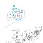 Lanceur DA00000379 débroussailleuse MAKITA EM2600U / DOLMAR MS27