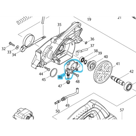 Pompe à huile pour tronçonneuses MAKITA BUC250 / BUC300