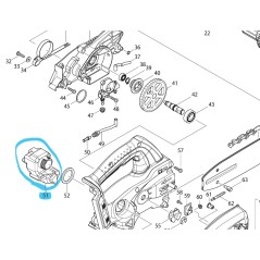 Réservoir d'huile tronçonneuses MAKITA BUC250 / BUC300