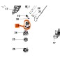 Moteur pour coupe bordure BLACK + DECKER STC5433 - STC5433PC