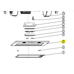 Façade pour hotte AIRLUX AHF571BK