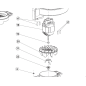 Lame pour aspirateurs / broyeurs RYOBI RBV2800CSV - RBV3000CSV