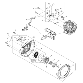 Lanceur 161328-2 pour tronçonneuses MAKITA EA3201S - EA3501S