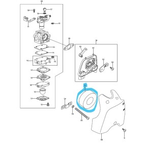 Filtre à air débroussailleuse MAKITA EM2600U / DOLMAR MS27