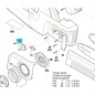 Pignon de chaine 1600a0262y tronçonneuses BOSCH AdvancedChain 36V-35-40 Pignon de chaine 1600a0262y tronçonneuses BOSCH AdvancedChain 36V-35-40