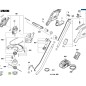 Couvercle de bobine F016L72438 pour débroussailleuses BOSCH ART 30-36 LI Couvercle de bobine F016L72438 pour débroussailleuses BOSCH ART 30-36 LI