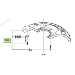 Carter de protection coupe-bordures BOSCH EasyGrassCut 26