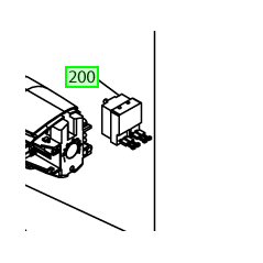 Interrupteur meuleuses RYOBI modèles EAG750 - EAG950.