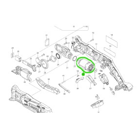 Moteur pour scie sabre MAKITA DJR183 - DJR185 - 629109-5