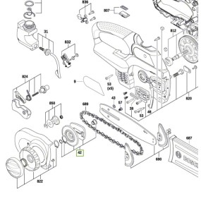 Bloc de tension de chaîne tronçonneuse BOSCH UniversalChain 35 / 40