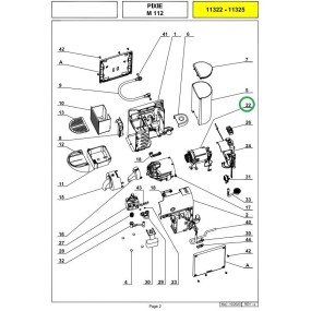 Thermobloc chaudière 506732 nexpresso MAGIMIX PIXIE M112 - 11322 - 11325