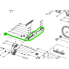 Réglette pour scie à onglet RYOBI R18MS216-0
