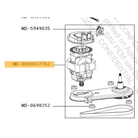 Moteur robot COMPANION HF900110 - HF800A10 - HF935E10 - HF93E610