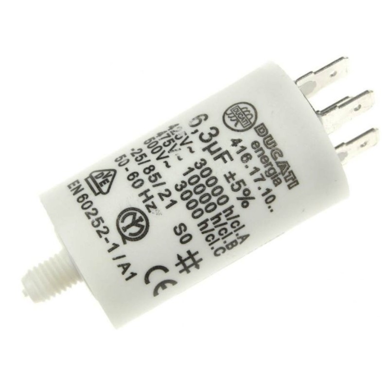 Condensateur de démarrage puissance 6.3 MF par 450 VOLT
