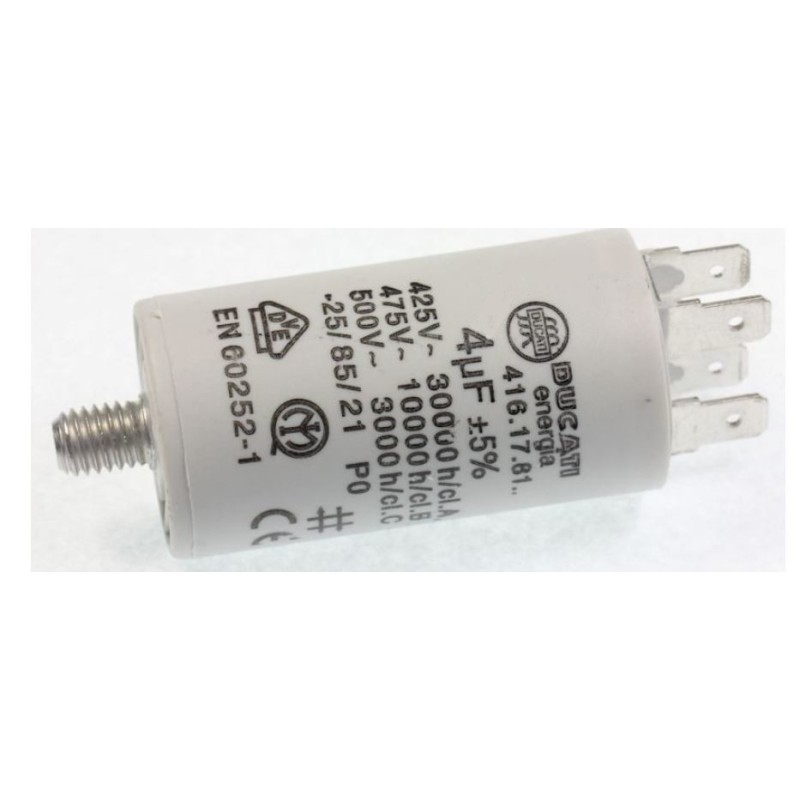 Condensateur de démarrage 4 µf / 450 VOLT Condensateur de démarrage 4 µf / 450 VOLT